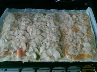 Rezept: Schneller Obstkuchen vom Blech Schneller Obstkuchen vom Blech - Rezept