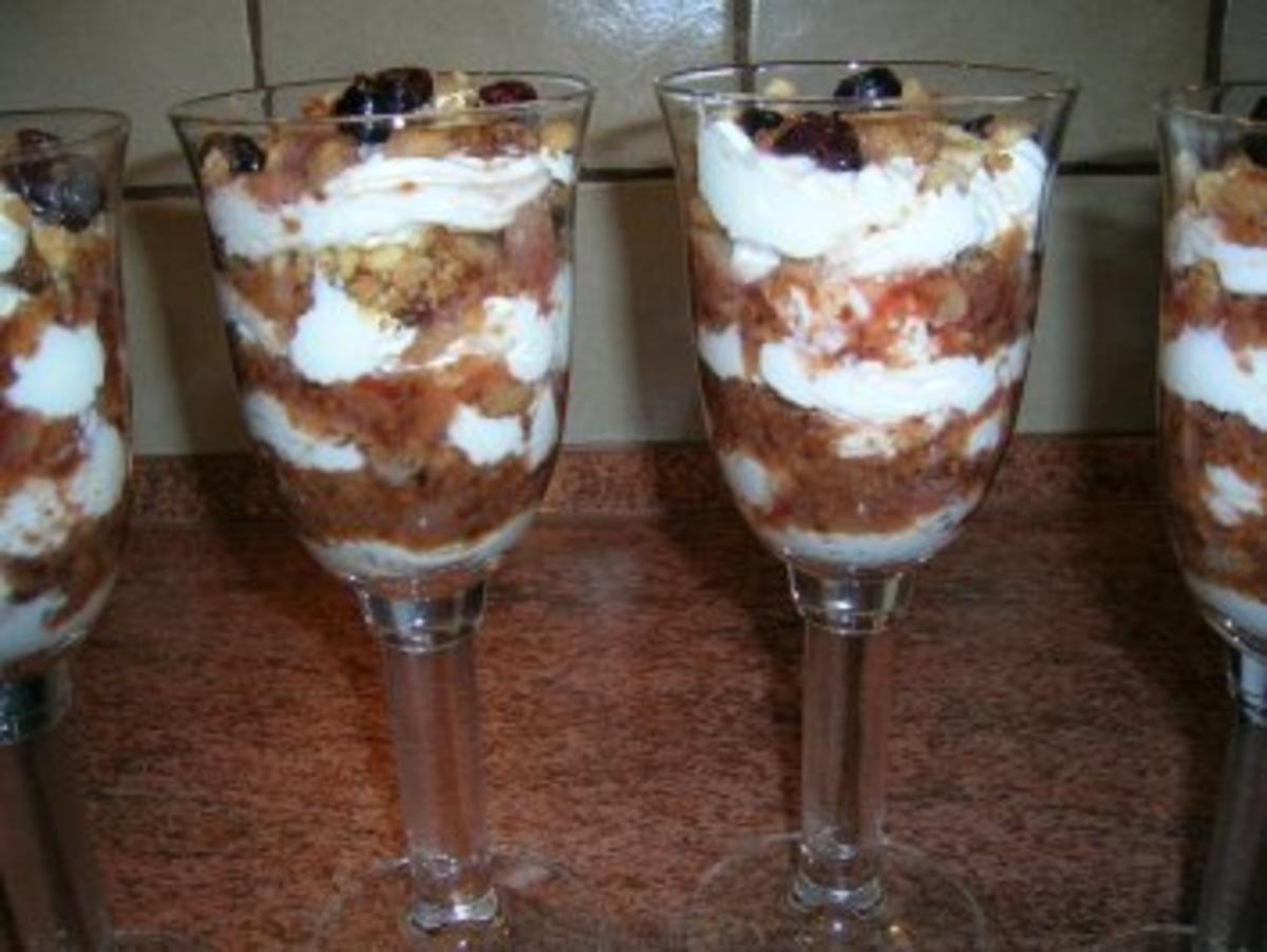 Frischkäse-"Strudel" aus dem Glas mit Cranberry-Sauce - Rezept - Bild Nr. 2