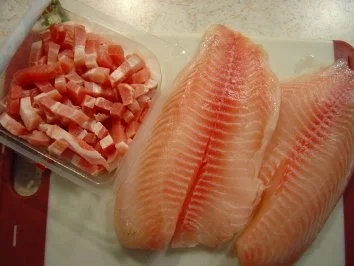 Tilapia-Filet mit Baconwürfeln... einfach, schnell und lecker - Rezept - Bild Nr. 3