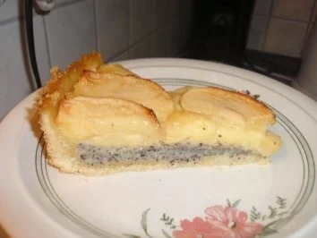 Rezept: Apfel-Mohn-Kuchen mit Vanillecreme Bild Nr. 6 Apfel-Mohn-Kuchen mit Vanillecreme - Rezept - Bild Nr. 6