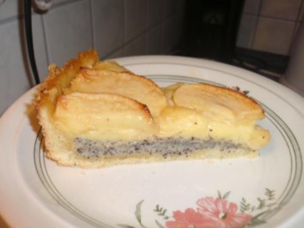 Apfel Mohn Kuchen mit Vanillecreme - schnell &amp; einfach - von Backfee1961