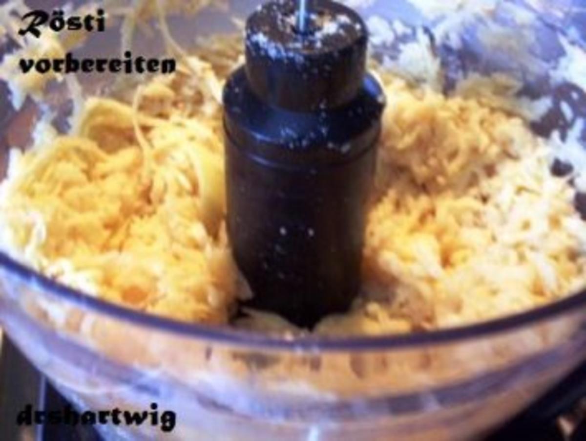 Hauptgericht~Schaschlik mit Rösti und in Butter geschwenkten Bohnen - Rezept - Bild Nr. 6