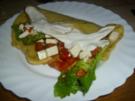 pikante Eierkuchen mit leichter Füllung - Rezept