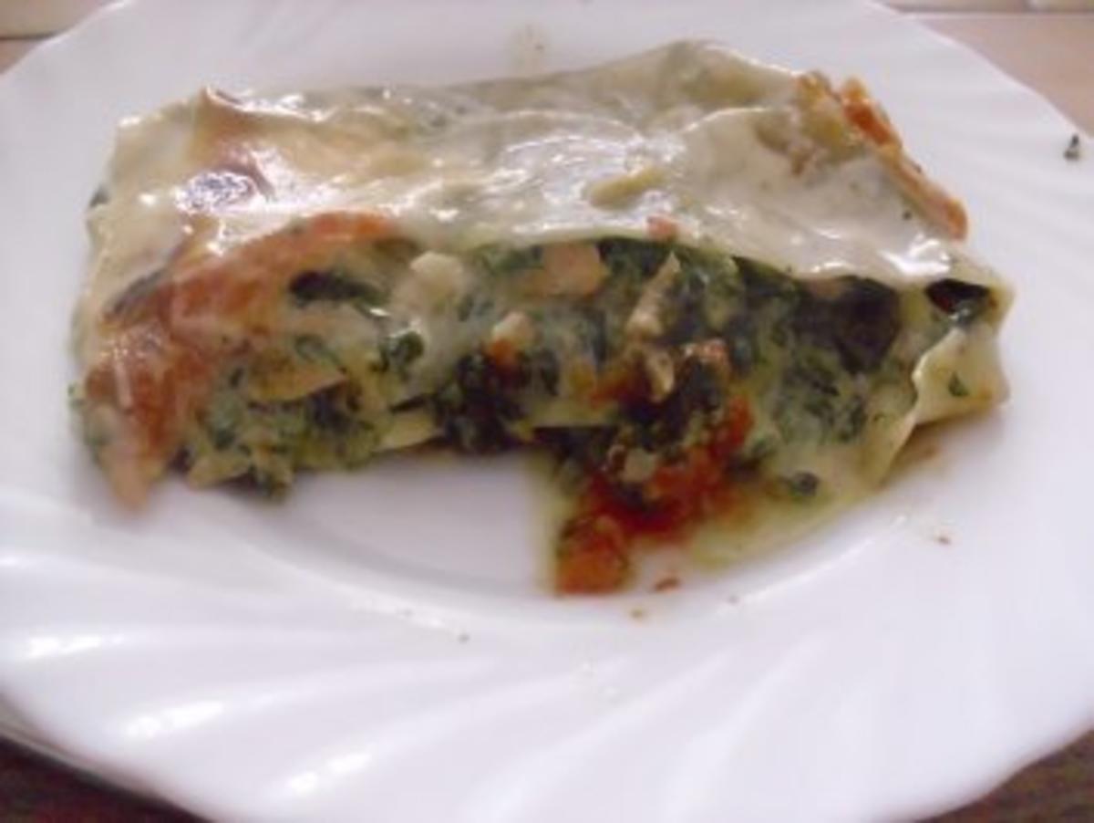 Bilder für Spinat-Lachs-Lasagne - Rezept