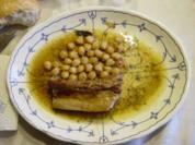 Ceci in umido con Carne- Geschmorten Kichererbsen mit Fleisch - Rezept