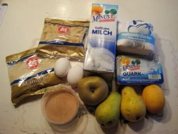 Quarkauflauf mit Birnen und Apfel - Rezept - Bild Nr. 2