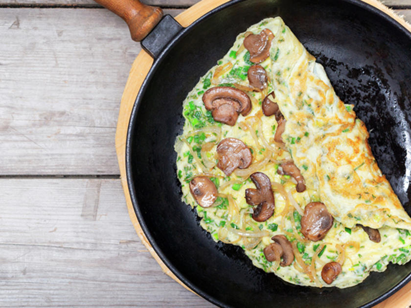 Gefüllte Pfannkuchen mit Pilzen - Rezept - kochbar.de