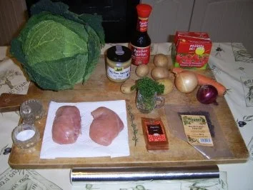 Rezept: Hühnerbrüste mit Kräuter - Senfmantel in Alufolie Bild Nr. 2 Hühnerbrüste mit Kräuter - Senfmantel in Alufolie - Rezept - Bild Nr. 2