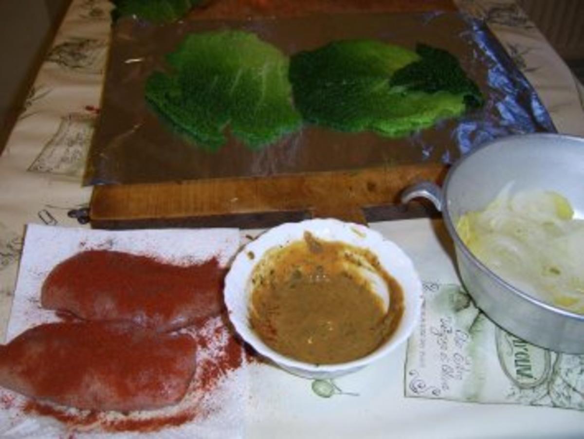 Hühnerbrüste mit Kräuter - Senfmantel in Alufolie - Rezept - Bild Nr. 8