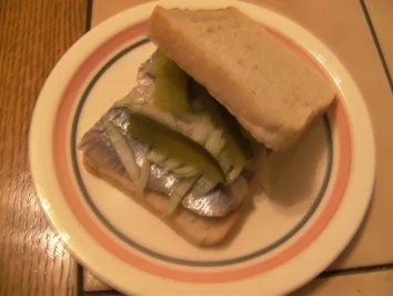 SNACK - Matjes-Schnitte - Rezept