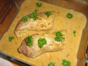 Rezept: Schweinefilet gefüllt mit Brokkoli-Frischkäse an Zucchini-Fenchel-Gemüse Bild Nr. 7 Schweinefilet gefüllt mit Brokkoli-Frischkäse an Zucchini-Fenchel-Gemüse - Rezept - Bild Nr. 7