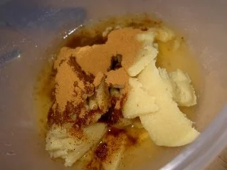 Apfel-Marzipan-Teilchen mit Eierlikörsahne - Rezept - Bild Nr. 2