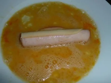 Putenbrust - Käseröllchen mit Paprika - Reis - Rezept - Bild Nr. 7