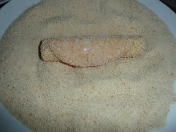 Putenbrust - Käseröllchen mit Paprika - Reis - Rezept - Bild Nr. 6