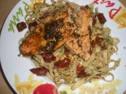 Rezept: HAUPTGANG- " Kräuternudeln mit Hühnchen" HAUPTGANG- " Kräuternudeln mit Hühnchen" - Rezept