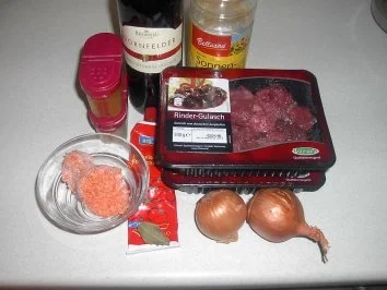 Rotwein - Gulasch - Rezept - Bild Nr. 2