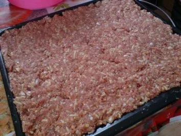 Rezept: Hackbraten vom Blech Bild Nr. 9 Hackbraten vom Blech - Rezept - Bild Nr. 9