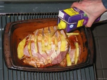 Ananas-Kassler mit Sauerkraut und Pü - Rezept - Bild Nr. 3