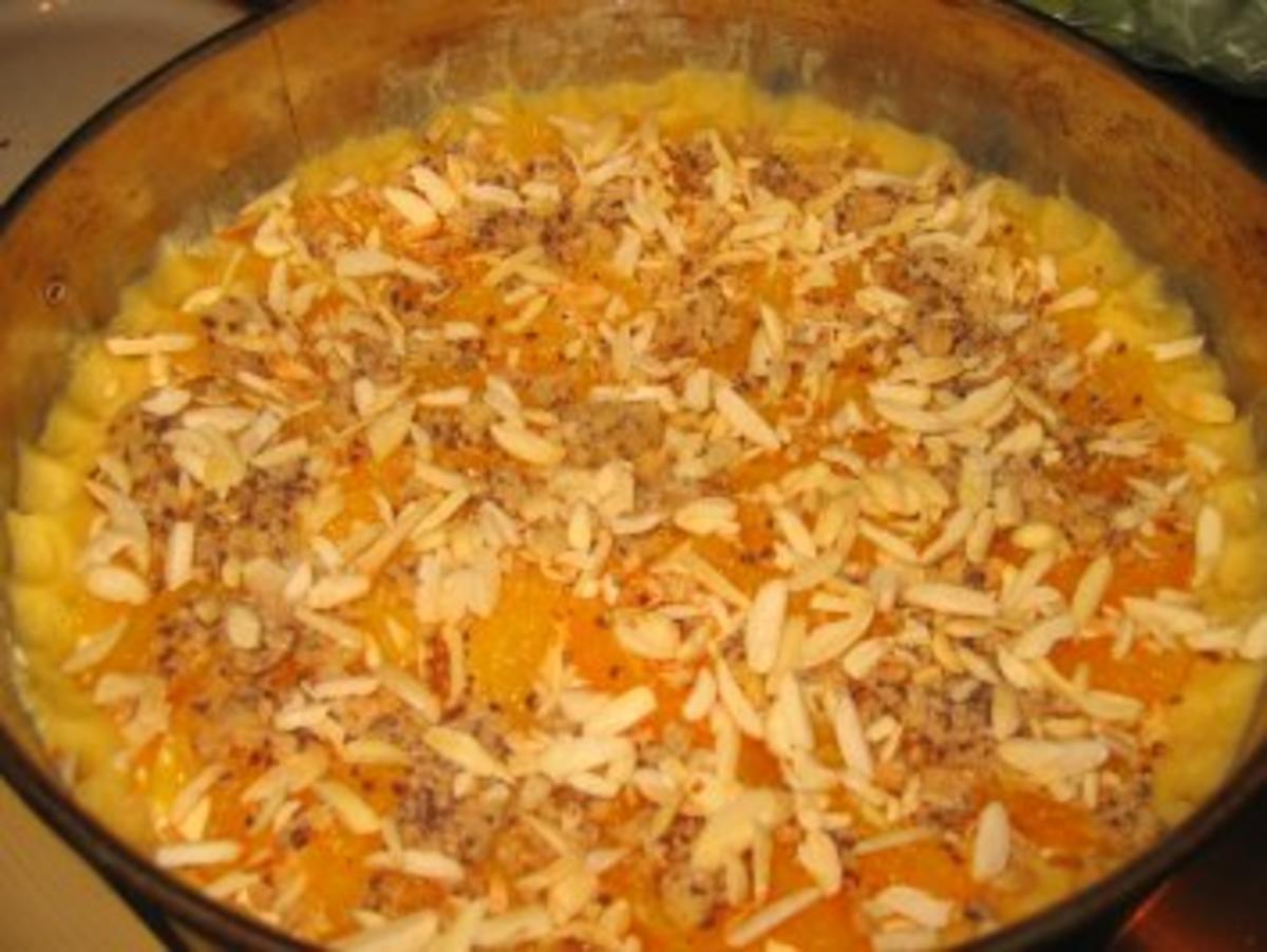 Backwaren: Käsekuchen mit Orangenfilets und Kakaostreusel! - Rezept - Bild Nr. 4