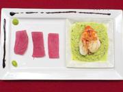 Tunfisch-Sashimi mit beschwipstem Tiger Prawn - Rezept
