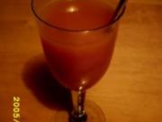 Cocktail:"Pfirsich Melba *fizzy*" - Rezept