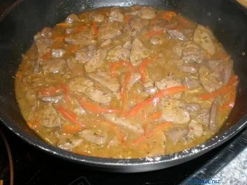 Eddies saure Geflügelleber - Rezept - Bild Nr. 2