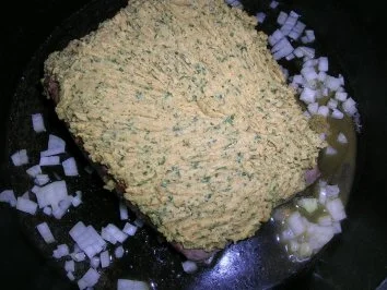 Roastbeef "Senfonie" mit Kartoffel-Mandel-Gratin und Austernpilzen - Rezept - Bild Nr. 3