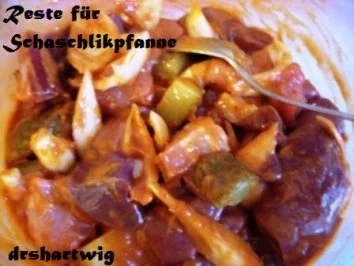 Rezept: Pfannegericht~Schaschlikpfanne z.. Abendbrot Bild Nr. 2 Pfannegericht~Schaschlikpfanne z.. Abendbrot - Rezept - Bild Nr. 2