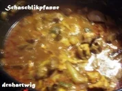 Pfannegericht~Schaschlikpfanne z.. Abendbrot - Rezept