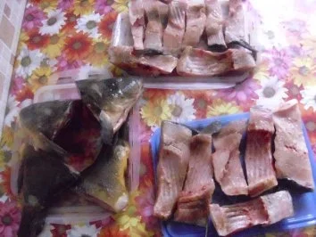 Rezept: Karpfen blau - Rotkraut - Salzkartoffeln Bild Nr. 4 Karpfen blau - Rotkraut - Salzkartoffeln - Rezept - Bild Nr. 4