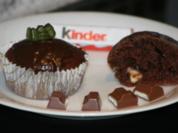 Buttermilch - Muffins mit Kinderschokoladen - Füllung - Rezept