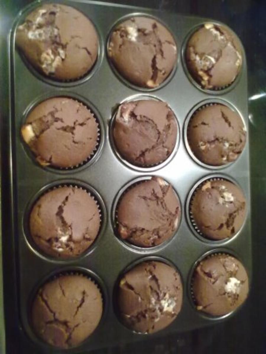Buttermilch - Muffins mit Kinderschokoladen - Füllung - Rezept - Bild Nr. 6