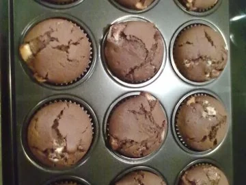 Rezept: Buttermilch - Muffins mit Kinderschokoladen - Füllung Bild Nr. 6 Buttermilch - Muffins mit Kinderschokoladen - Füllung - Rezept - Bild Nr. 6