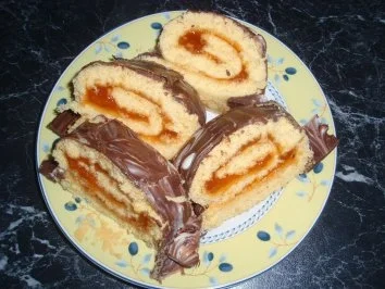 Rezept: Biskuitroulade Biskuitroulade - Rezept