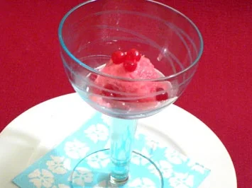 Johannisbeersorbet - Rezept
