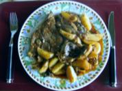Ofenkoteletts mit kartoffeln - Rezept