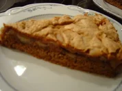 Apfel-Baiser-Kuchen mit Mandelspekulatiusboden - Rezept