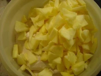 Apfel-Baiser-Kuchen mit Mandelspekulatiusboden - Rezept - Bild Nr. 6