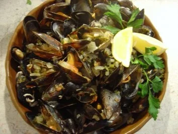 Miesmuscheln a´la Maison - Rezept