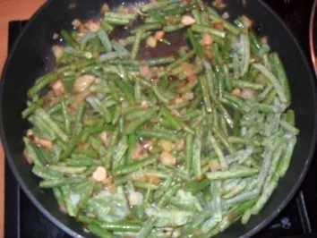 Straußensteak mit Bohnen und Rosmarinkartoffeln - Rezept - Bild Nr. 3