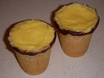 Rezept: SCHOKOLADE IM KÖRBCHEN Bild Nr. 3 SCHOKOLADE IM KÖRBCHEN - Rezept - Bild Nr. 3