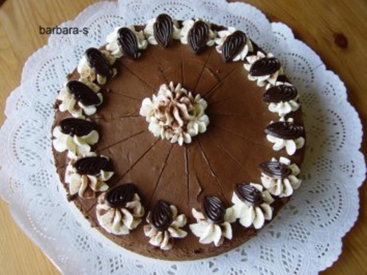 Torten: Mousse au chocolate Torte - einfach - 336 kcal/100g