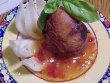 Rezept: Zwiebelchen im Hemd Zwiebelchen im Hemd - Rezept