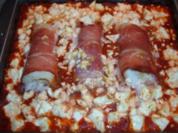 Fischfilet auf Kräutertomaten mit Schafskäse überbacken - Rezept