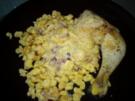 Geschmorte Poulardenkeule - Rezept