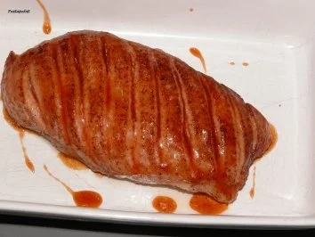 Entenbrust an Hagebuttensauce mit Rosenkohl - Rezept - Bild Nr. 3