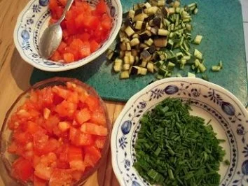 Auberginen-Zucchini-Rouladen - Rezept - Bild Nr. 3