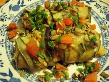 Auberginen-Zucchini-Rouladen - Rezept