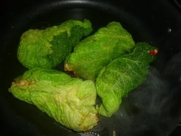 Rezept: Wirsingpäckchen Bild Nr. 8 Wirsingpäckchen - Rezept - Bild Nr. 8