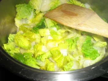 Rezept: Warmer Romana-Salat Bild Nr. 4 Warmer Romana-Salat - Rezept - Bild Nr. 4